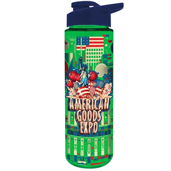 Freedom Bottle - 28 oz.Transparent Tritan™ Bottle with Drink Thru Lid... from ASI 40480 Koozie Group