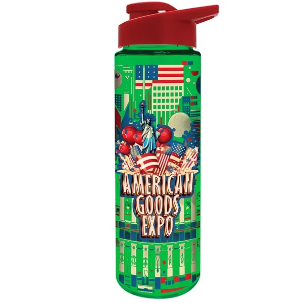 Freedom Bottle - 28 oz.Transparent Tritan™ Bottle with Drink Thru Lid... from ASI 40480 Koozie Group