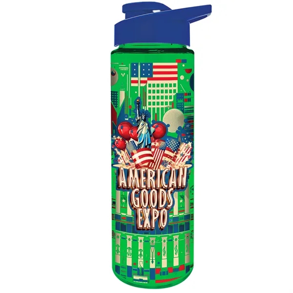 Freedom Bottle - 28 oz.Transparent Tritan™ Bottle with Drink Thru Lid... from ASI 40480 Koozie Group