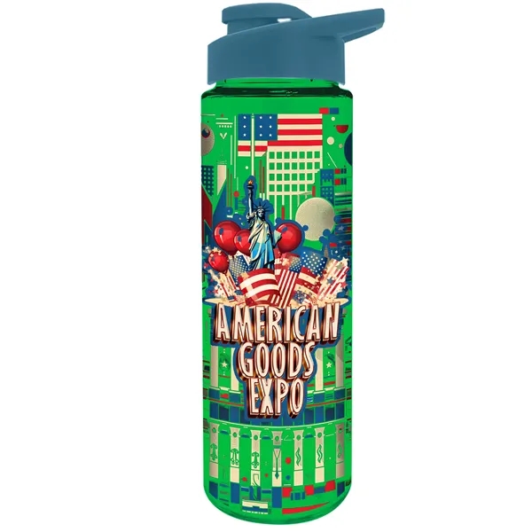 Freedom Bottle - 28 oz.Transparent Tritan™ Bottle with Drink Thru Lid... from ASI 40480 Koozie Group