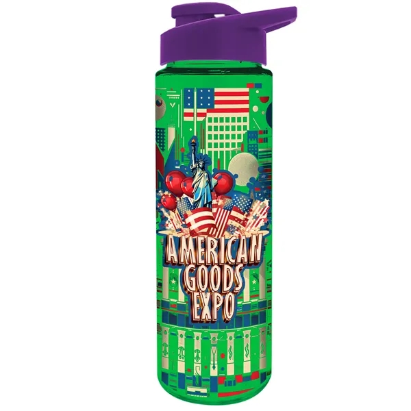 Freedom Bottle - 28 oz.Transparent Tritan™ Bottle with Drink Thru Lid... from ASI 40480 Koozie Group
