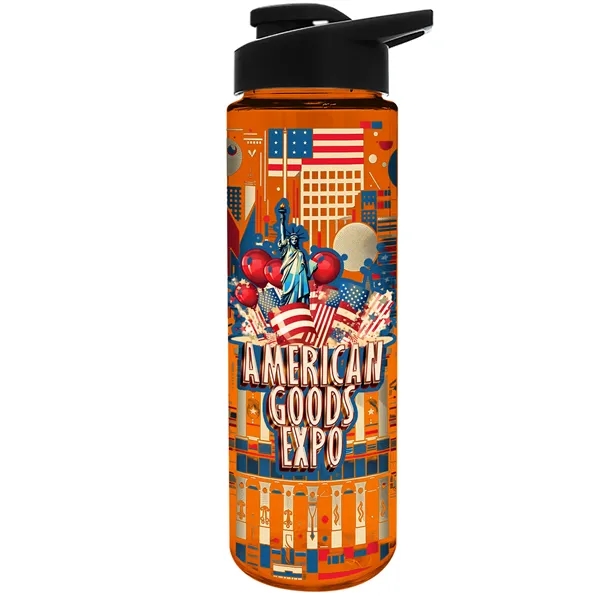 Freedom Bottle - 28 oz.Transparent Tritan™ Bottle with Drink Thru Lid... from ASI 40480 Koozie Group