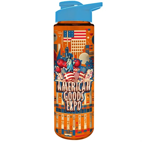 Freedom Bottle - 28 oz.Transparent Tritan™ Bottle with Drink Thru Lid... from ASI 40480 Koozie Group