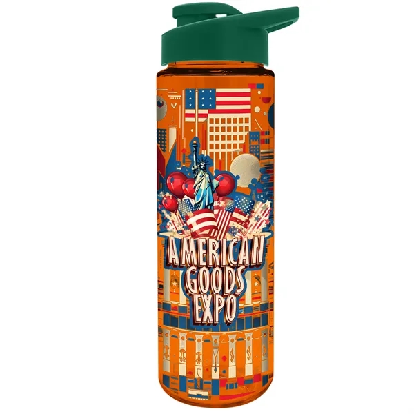 Freedom Bottle - 28 oz.Transparent Tritan™ Bottle with Drink Thru Lid... from ASI 40480 Koozie Group