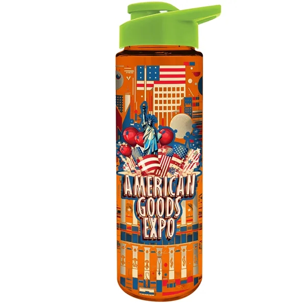 Freedom Bottle - 28 oz.Transparent Tritan™ Bottle with Drink Thru Lid... from ASI 40480 Koozie Group