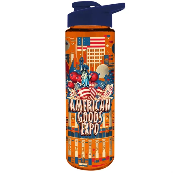 Freedom Bottle - 28 oz.Transparent Tritan™ Bottle with Drink Thru Lid... from ASI 40480 Koozie Group