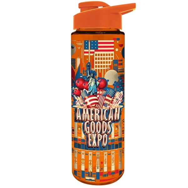 Freedom Bottle - 28 oz.Transparent Tritan™ Bottle with Drink Thru Lid... from ASI 40480 Koozie Group