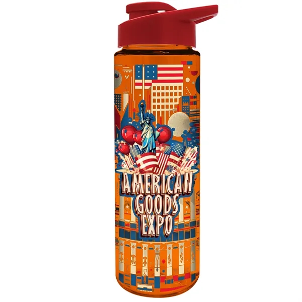 Freedom Bottle - 28 oz.Transparent Tritan™ Bottle with Drink Thru Lid... from ASI 40480 Koozie Group