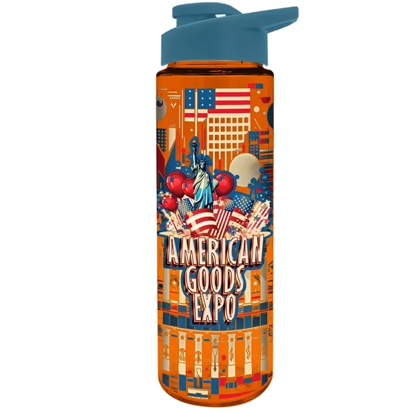 Freedom Bottle - 28 oz.Transparent Tritan™ Bottle with Drink Thru Lid... from ASI 40480 Koozie Group