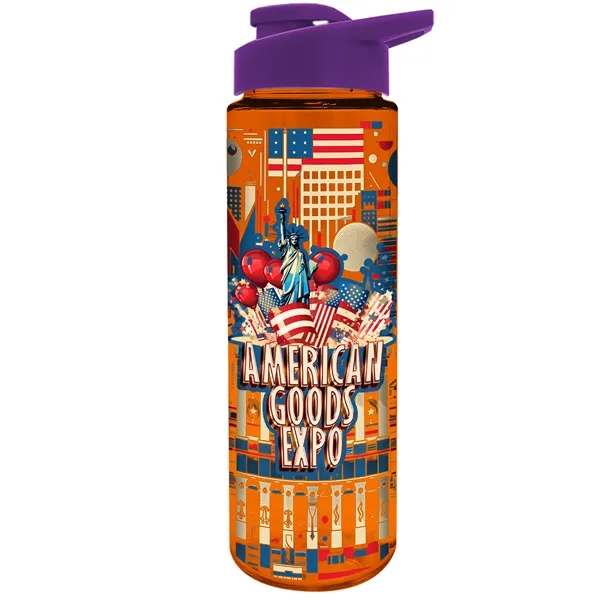 Freedom Bottle - 28 oz.Transparent Tritan™ Bottle with Drink Thru Lid... from ASI 40480 Koozie Group