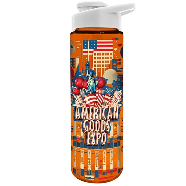 Freedom Bottle - 28 oz.Transparent Tritan™ Bottle with Drink Thru Lid... from ASI 40480 Koozie Group