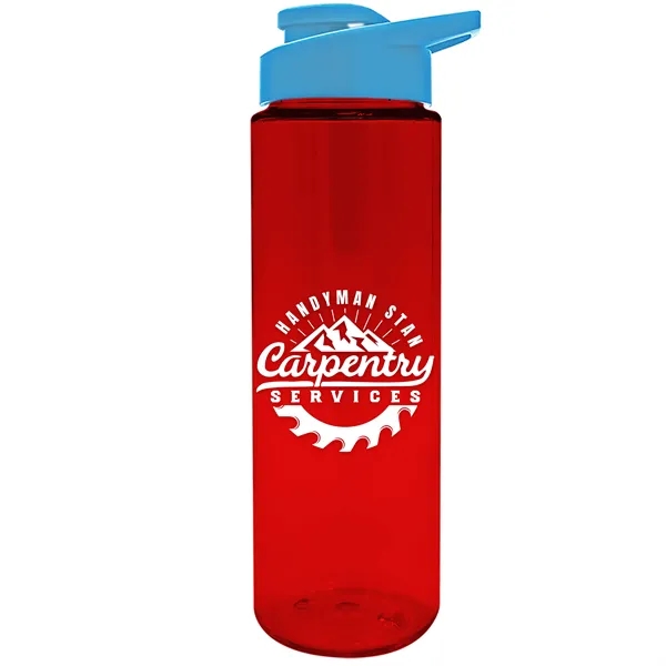 Freedom Bottle - 28 oz.Transparent Tritan™ Bottle with Drink Thru Lid... from ASI 40480 Koozie Group