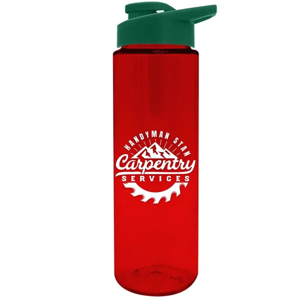 Freedom Bottle - 28 oz.Transparent Tritan™ Bottle with Drink Thru Lid... from ASI 40480 Koozie Group