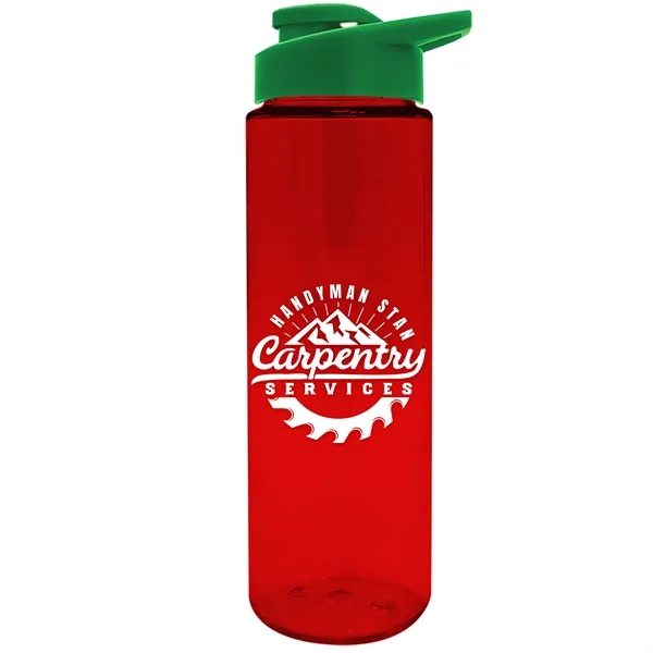 Freedom Bottle - 28 oz.Transparent Tritan™ Bottle with Drink Thru Lid... from ASI 40480 Koozie Group