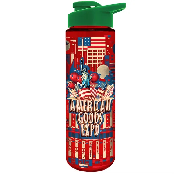 Freedom Bottle - 28 oz.Transparent Tritan™ Bottle with Drink Thru Lid... from ASI 40480 Koozie Group