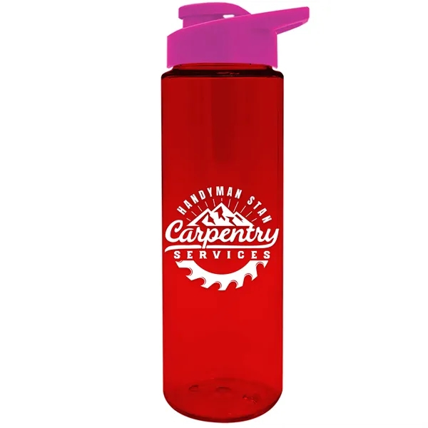 Freedom Bottle - 28 oz.Transparent Tritan™ Bottle with Drink Thru Lid... from ASI 40480 Koozie Group