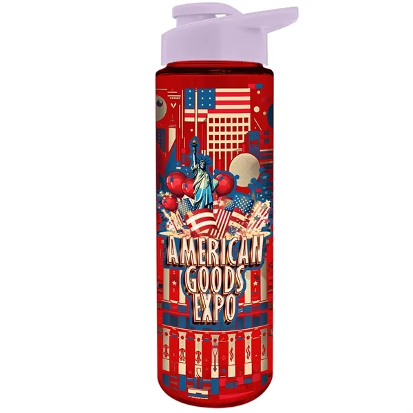 Freedom Bottle - 28 oz.Transparent Tritan™ Bottle with Drink Thru Lid... from ASI 40480 Koozie Group