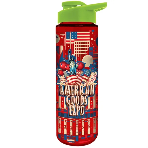 Freedom Bottle - 28 oz.Transparent Tritan™ Bottle with Drink Thru Lid... from ASI 40480 Koozie Group