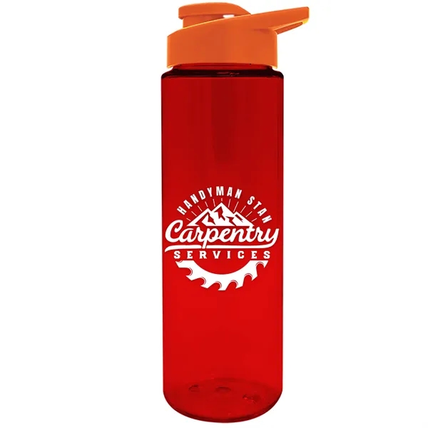 Freedom Bottle - 28 oz.Transparent Tritan™ Bottle with Drink Thru Lid... from ASI 40480 Koozie Group