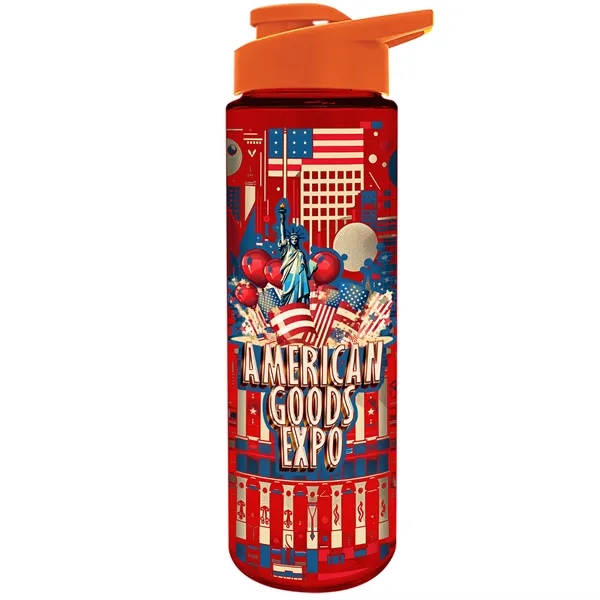 Freedom Bottle - 28 oz.Transparent Tritan™ Bottle with Drink Thru Lid... from ASI 40480 Koozie Group