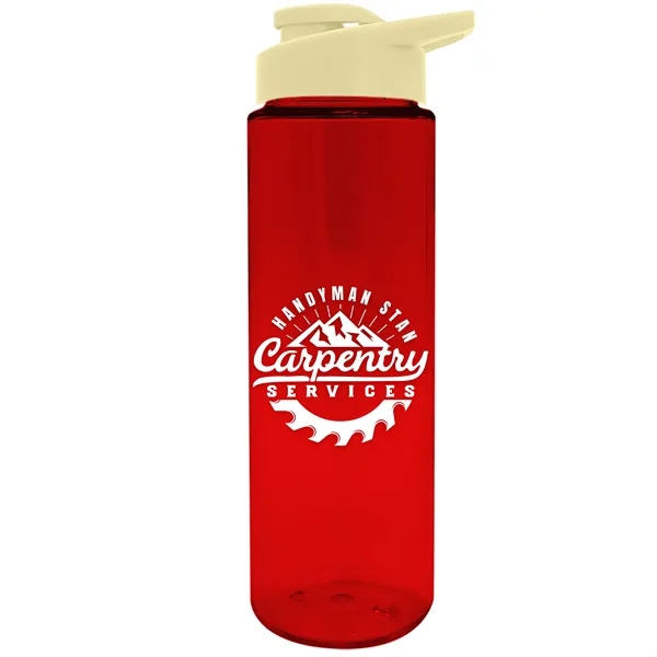 Freedom Bottle - 28 oz.Transparent Tritan™ Bottle with Drink Thru Lid... from ASI 40480 Koozie Group