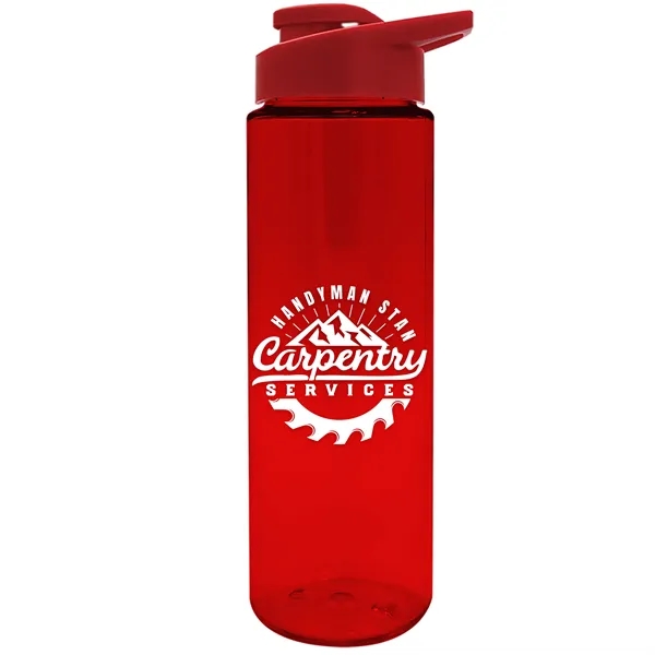 Freedom Bottle - 28 oz.Transparent Tritan™ Bottle with Drink Thru Lid... from ASI 40480 Koozie Group