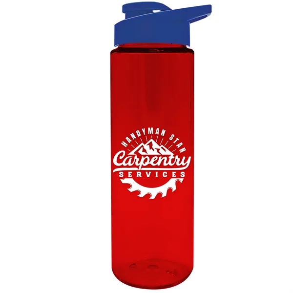 Freedom Bottle - 28 oz.Transparent Tritan™ Bottle with Drink Thru Lid... from ASI 40480 Koozie Group