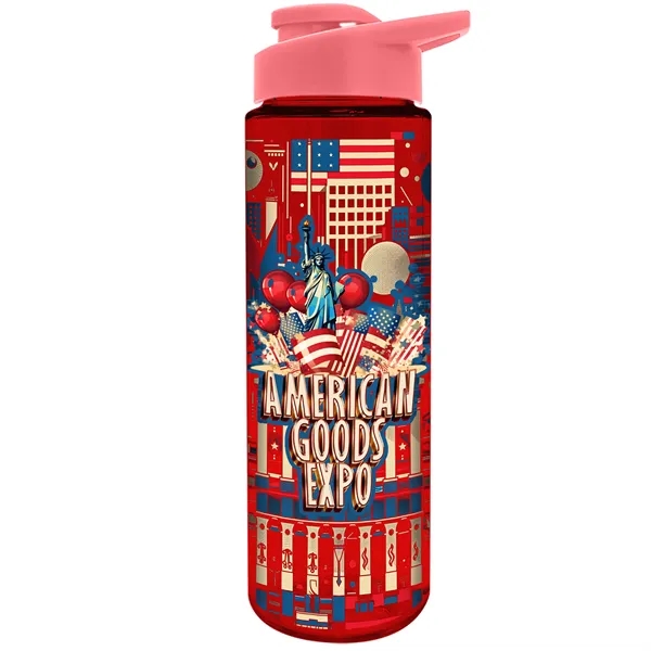 Freedom Bottle - 28 oz.Transparent Tritan™ Bottle with Drink Thru Lid... from ASI 40480 Koozie Group