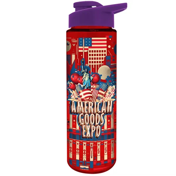 Freedom Bottle - 28 oz.Transparent Tritan™ Bottle with Drink Thru Lid... from ASI 40480 Koozie Group