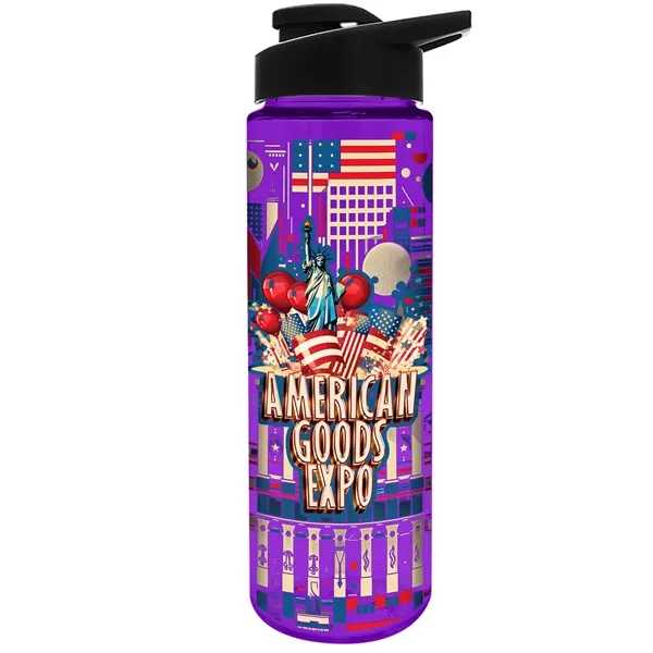 Freedom Bottle - 28 oz.Transparent Tritan™ Bottle with Drink Thru Lid... from ASI 40480 Koozie Group