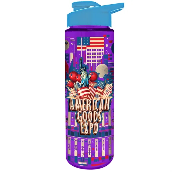 Freedom Bottle - 28 oz.Transparent Tritan™ Bottle with Drink Thru Lid... from ASI 40480 Koozie Group