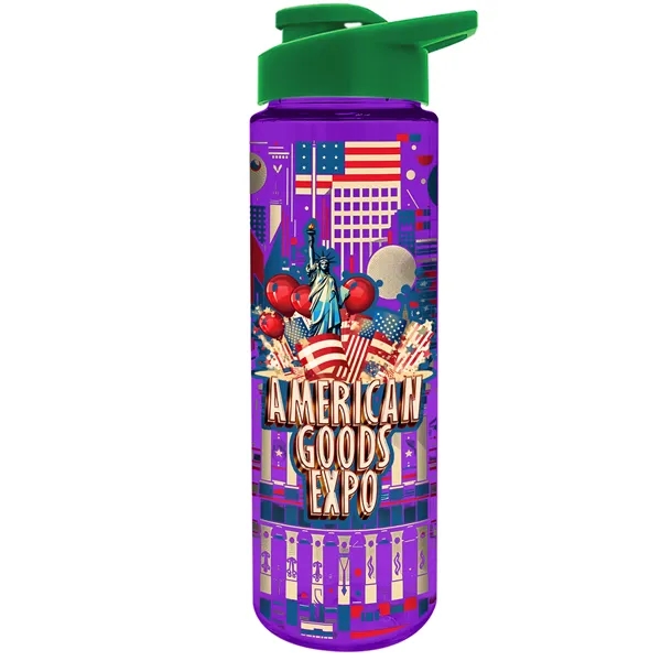 Freedom Bottle - 28 oz.Transparent Tritan™ Bottle with Drink Thru Lid... from ASI 40480 Koozie Group