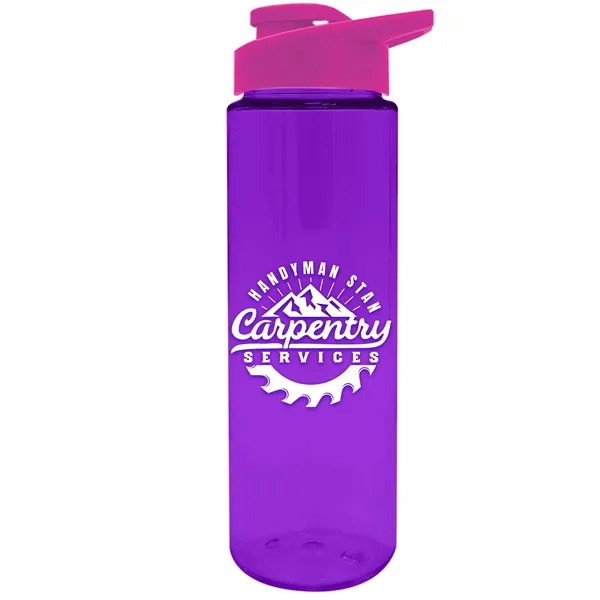 Freedom Bottle - 28 oz.Transparent Tritan™ Bottle with Drink Thru Lid... from ASI 40480 Koozie Group