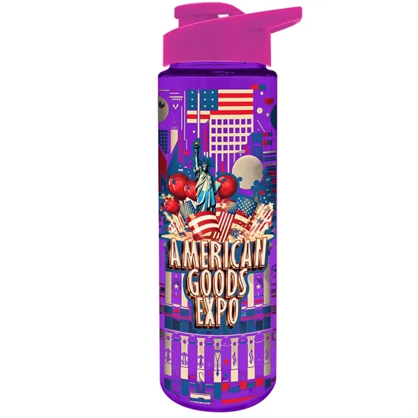 Freedom Bottle - 28 oz.Transparent Tritan™ Bottle with Drink Thru Lid... from ASI 40480 Koozie Group