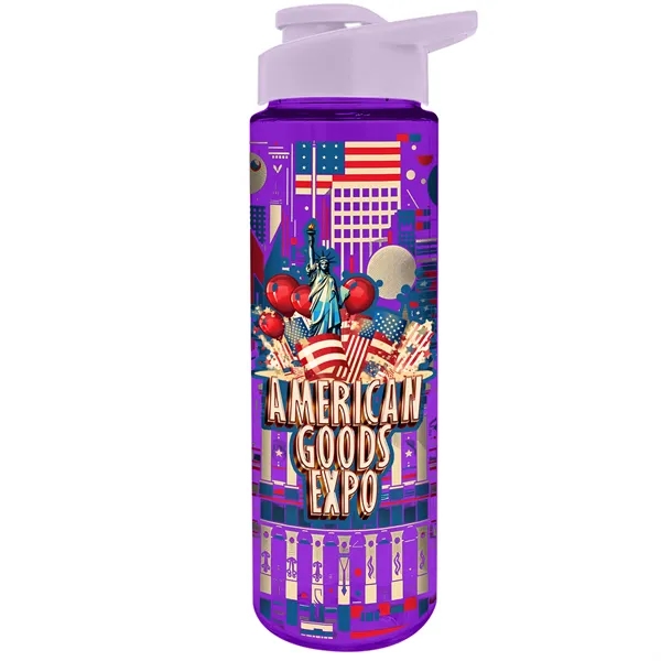 Freedom Bottle - 28 oz.Transparent Tritan™ Bottle with Drink Thru Lid... from ASI 40480 Koozie Group