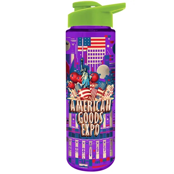 Freedom Bottle - 28 oz.Transparent Tritan™ Bottle with Drink Thru Lid... from ASI 40480 Koozie Group