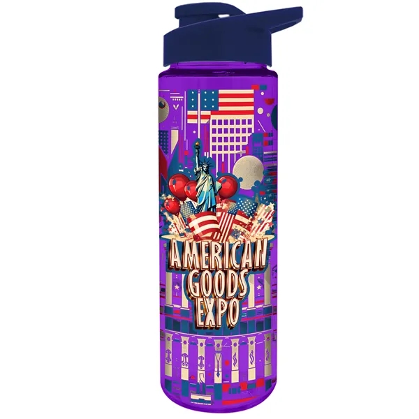 Freedom Bottle - 28 oz.Transparent Tritan™ Bottle with Drink Thru Lid... from ASI 40480 Koozie Group