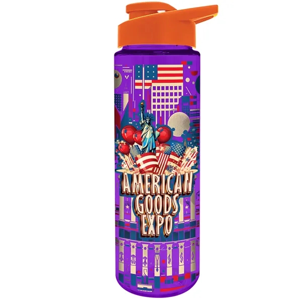 Freedom Bottle - 28 oz.Transparent Tritan™ Bottle with Drink Thru Lid... from ASI 40480 Koozie Group