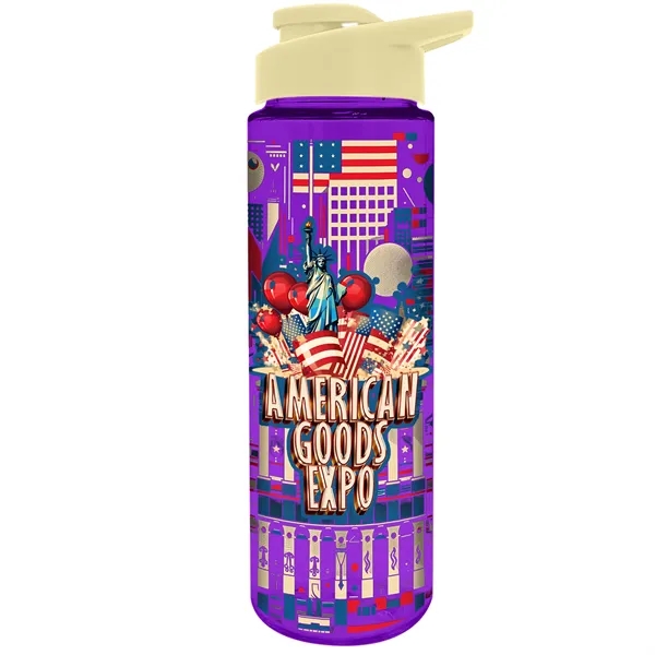 Freedom Bottle - 28 oz.Transparent Tritan™ Bottle with Drink Thru Lid... from ASI 40480 Koozie Group