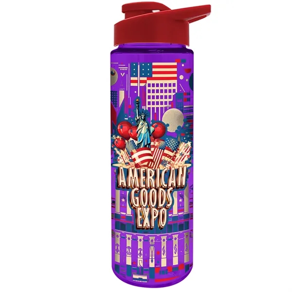 Freedom Bottle - 28 oz.Transparent Tritan™ Bottle with Drink Thru Lid... from ASI 40480 Koozie Group
