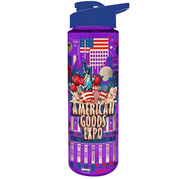 Freedom Bottle - 28 oz.Transparent Tritan™ Bottle with Drink Thru Lid... from ASI 40480 Koozie Group