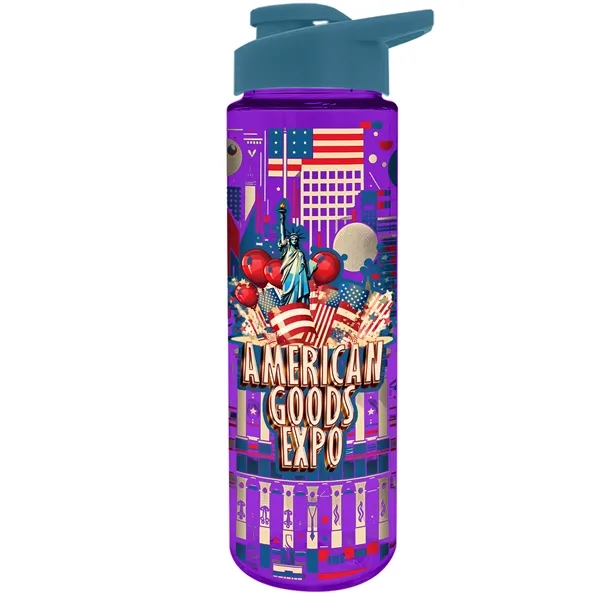 Freedom Bottle - 28 oz.Transparent Tritan™ Bottle with Drink Thru Lid... from ASI 40480 Koozie Group