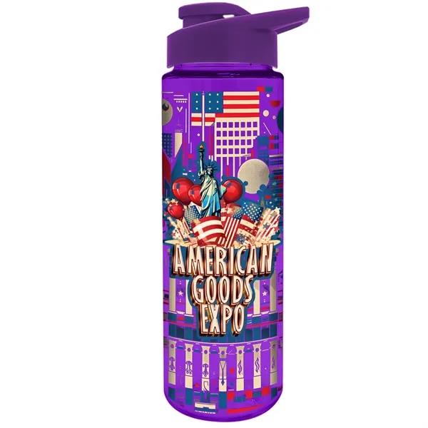 Freedom Bottle - 28 oz.Transparent Tritan™ Bottle with Drink Thru Lid... from ASI 40480 Koozie Group