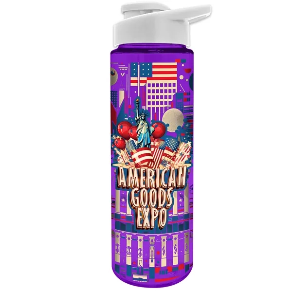 Freedom Bottle - 28 oz.Transparent Tritan™ Bottle with Drink Thru Lid... from ASI 40480 Koozie Group