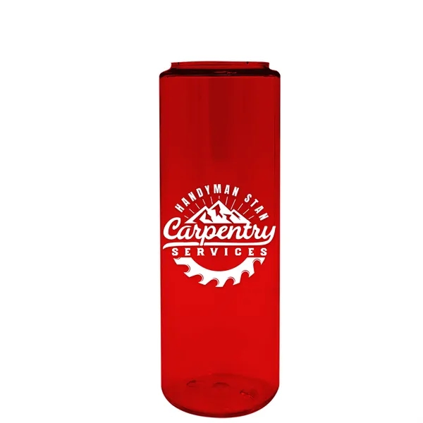 Freedom Bottle - 28 oz.Transparent Tritan™ Bottle with Drink Thru Lid... from ASI 40480 Koozie Group