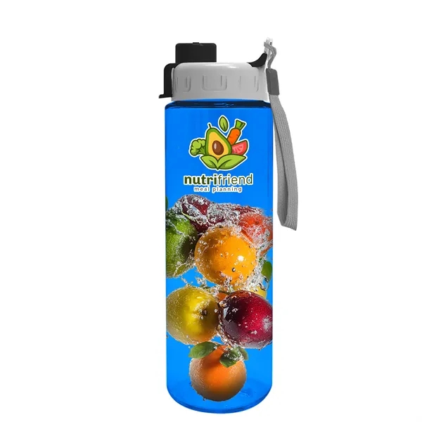 Freedom Bottle - 28 oz.Transparent Tritan™ Bottle with Quick Snap Lid... from ASI 40480 Koozie Group