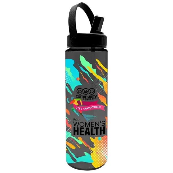28 oz. Tritan™ Bottle with Flip Straw Swivel Handle Lid... from ASI 40480 Koozie Group