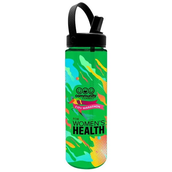 28 oz. Tritan™ Bottle with Flip Straw Swivel Handle Lid... from ASI 40480 Koozie Group
