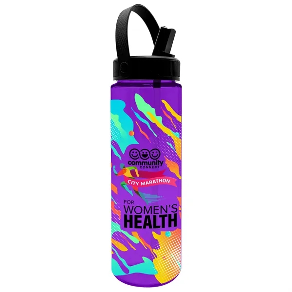 28 oz. Tritan™ Bottle with Flip Straw Swivel Handle Lid... from ASI 40480 Koozie Group