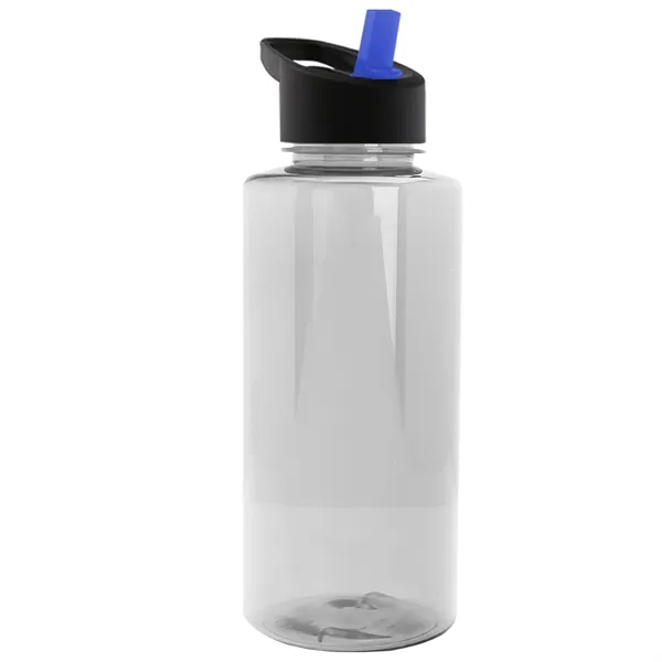 The Mountaineer 36 oz. Transparent Bottle with Flip Straw lid. ... from ASI 40480 Koozie Group